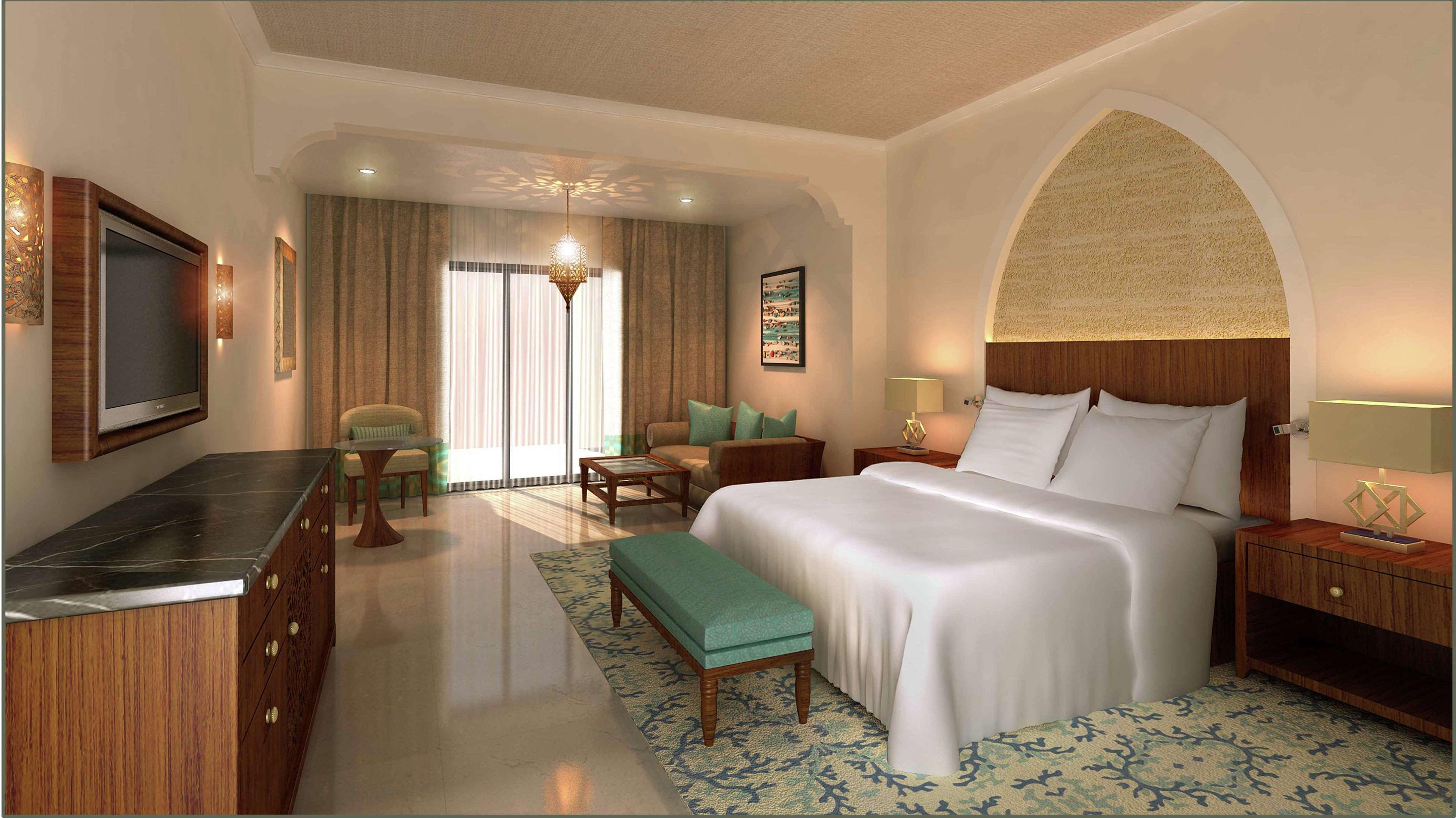 Doubletree By Hilton Resort & Spa Marjan Island Ras al-Khaimah Exterior foto A room at the hotel